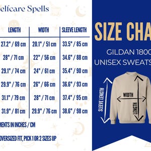size chart for dragon sweatshirt Gildan 18000 unisex crewneck