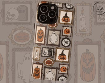 Etui na iPhone'a w stylu vintage z okazji Halloween: upiorna galeria sztuki ściennej