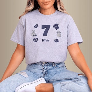 Taming 7 Embroidered Gibsie T-Shirt Boys of Tommen College Shirt Chloe Walsh Binding 13 Gibsie Claire Bear Molloy Bookish Merch Reader Gift