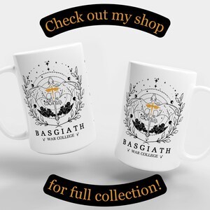 shop full collection! alternative 15oz ceramic mug with celestial dragon design inspired by Fourth Wing and fantasy books. Perfect for Rebecca Yarros fans, book lovers, and dragon enthusiasts. Features dragons, constellation-inspired art, and cozy aesthetics. Ideal fantasy merch for romantasy and Empyrean series fans. Great for bookstagram, cozy mornings, camping, or gifting. Tags: dragon aesthetic, fantasy mug, Fourth Wing merch, bookish mug, dragon gift, fantasy lover gift, booktok trending.