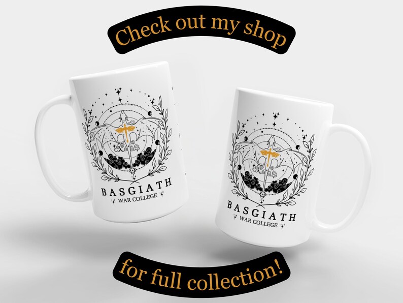 shop full collection! alternative 15oz ceramic mug with celestial dragon design inspired by Fourth Wing and fantasy books. Perfect for Rebecca Yarros fans, book lovers, and dragon enthusiasts. Features dragons, constellation-inspired art, and cozy aesthetics. Ideal fantasy merch for romantasy and Empyrean series fans. Great for bookstagram, cozy mornings, camping, or gifting. Tags: dragon aesthetic, fantasy mug, Fourth Wing merch, bookish mug, dragon gift, fantasy lover gift, booktok trending.