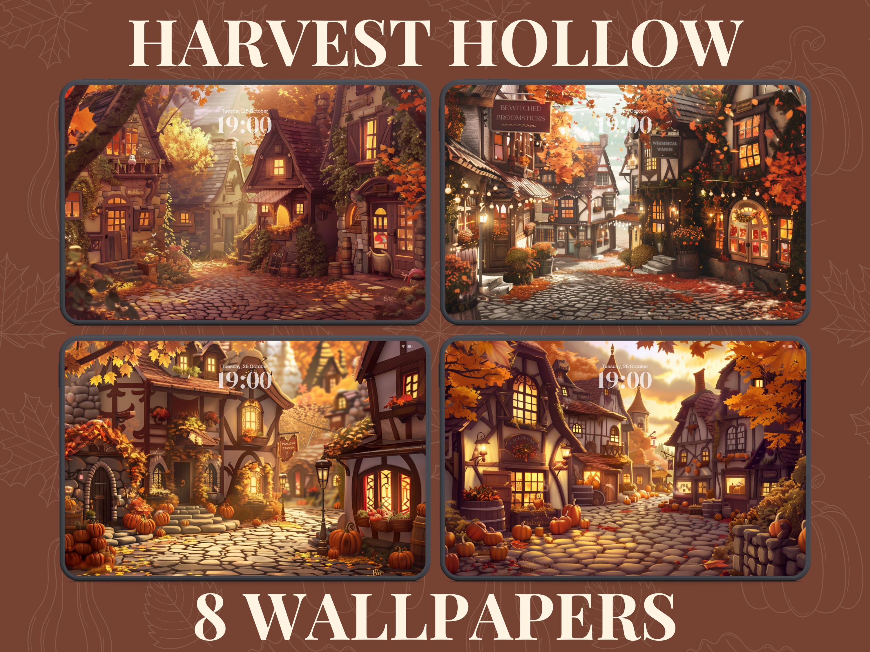 Fall Pumpkin Autumn Aesthetic Desktop Wallpapers Harvest Hollow