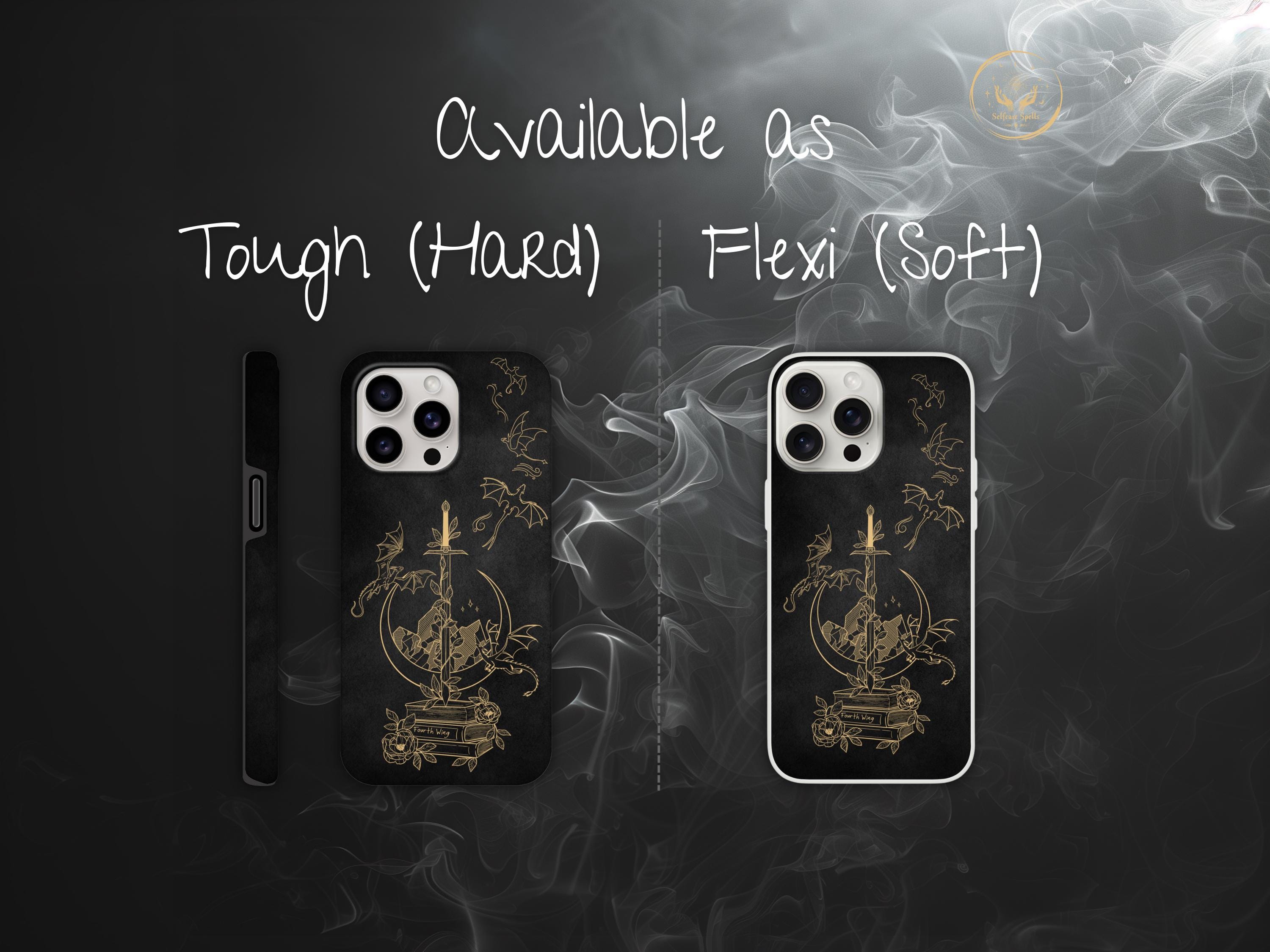 Fourth Wing iPhone Case Empyrean Tomes Books Dragon Riders Basgiath Onyx Storm Fourth Wing Fan Gift iPhone 15 Pro Max Plus Fantasy Booktok