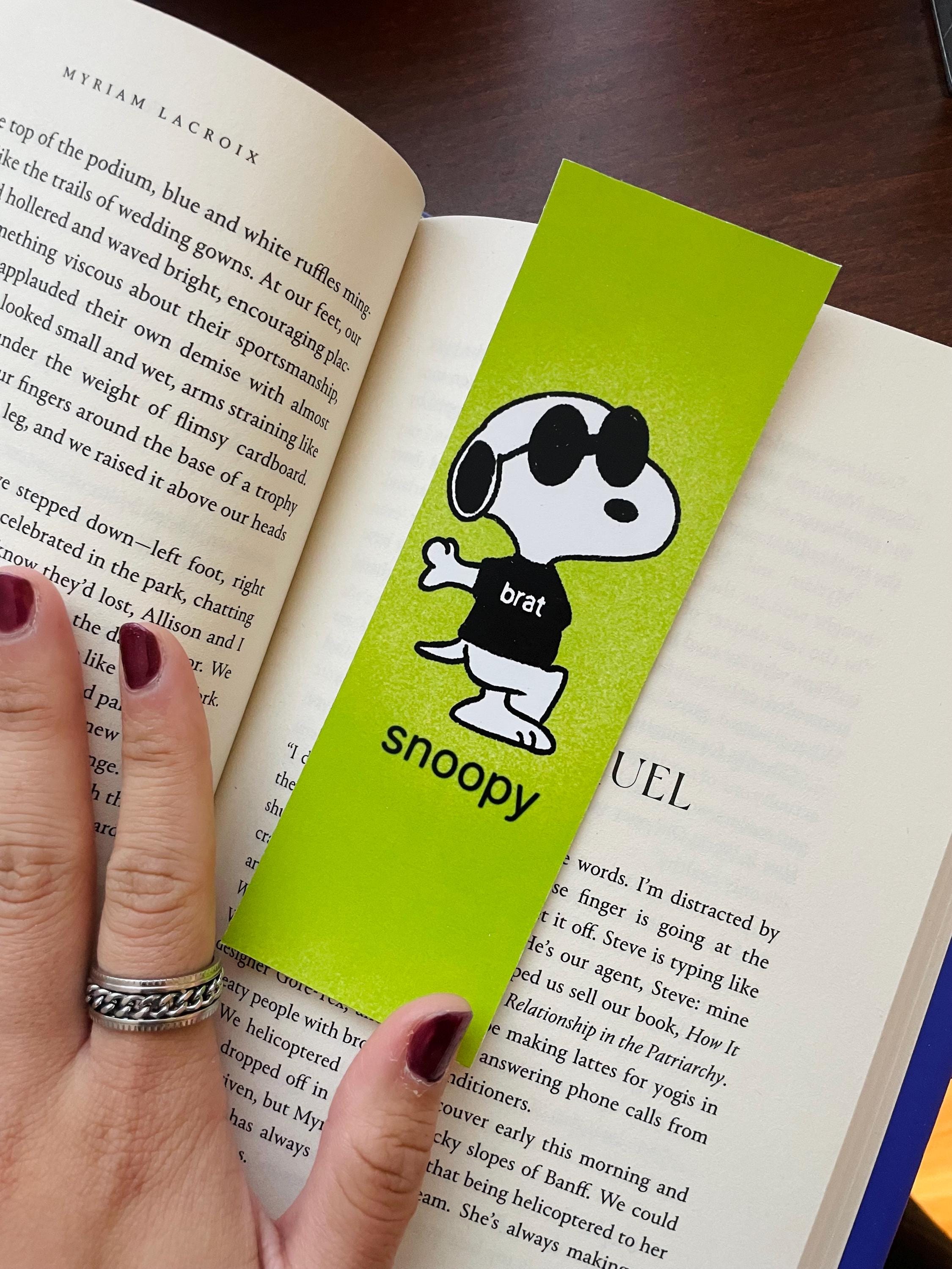 Snoopy Bookmark - Etsy