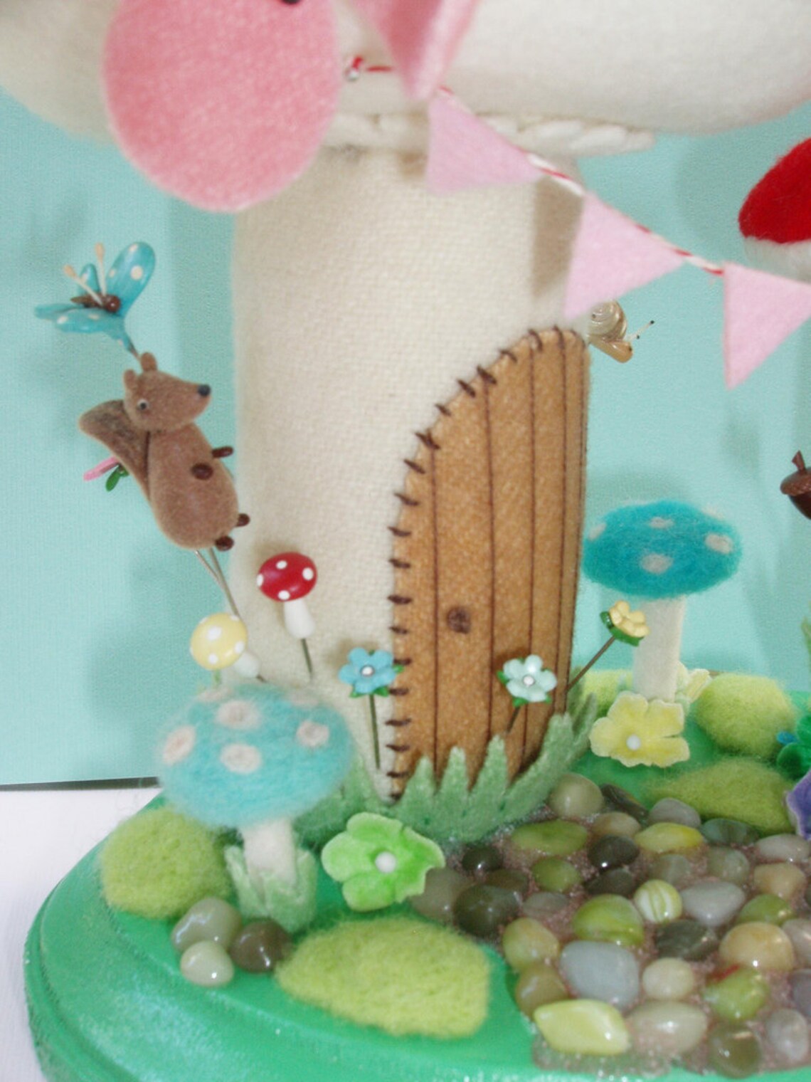 Woodland Wonderland Pincushion and Pin Toppers Etsy