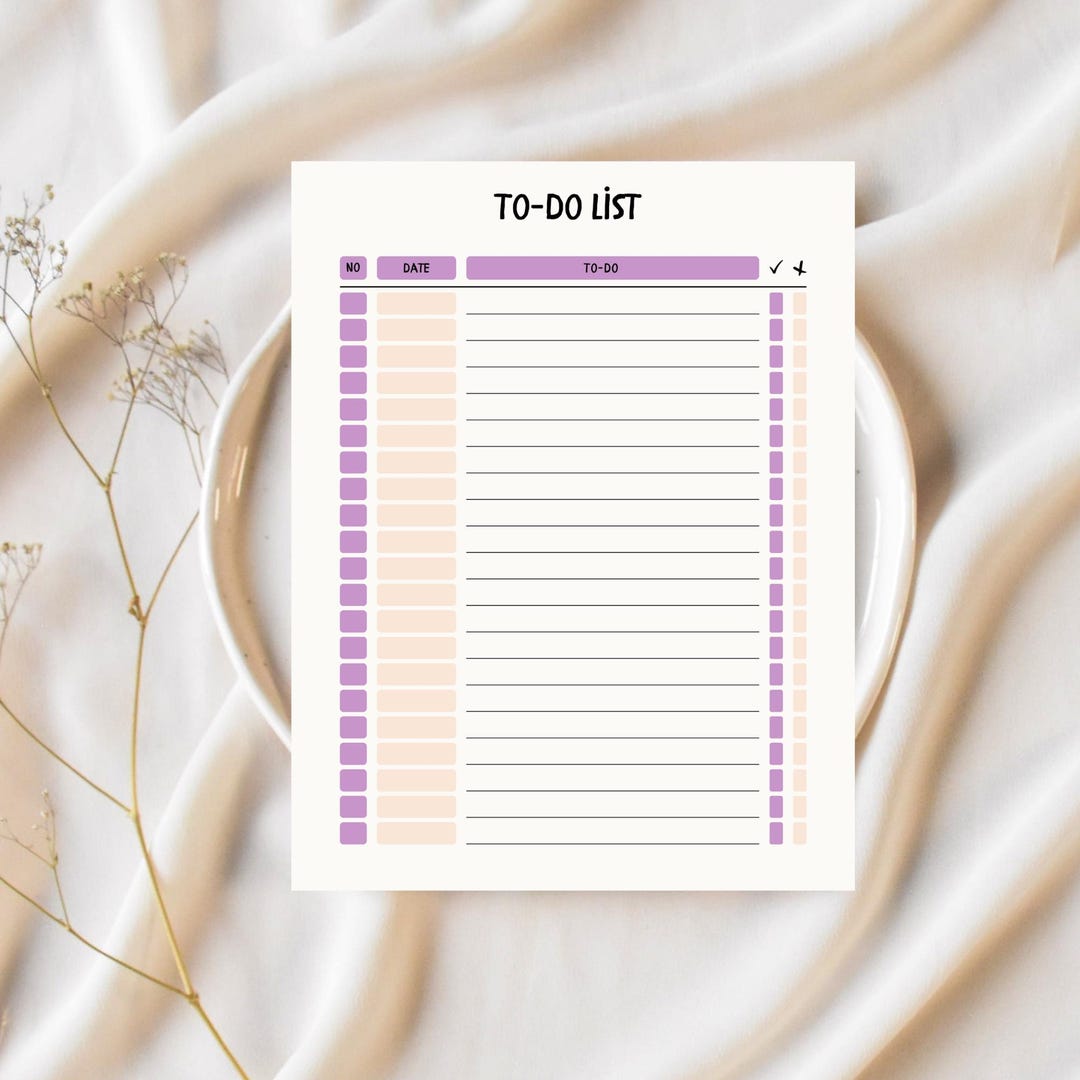 Minimalist Digital Planner | Printable To-do List, Weekly Planner ...