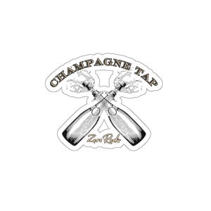 Champagne Tap Decal