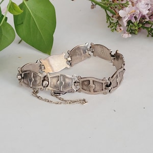 Vintage Sterling Silver  bracelet Mexico Taxco bangle