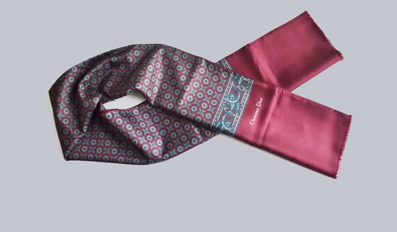 Vintage Mens Christian Dior Scarf Silk – Men’s Muf