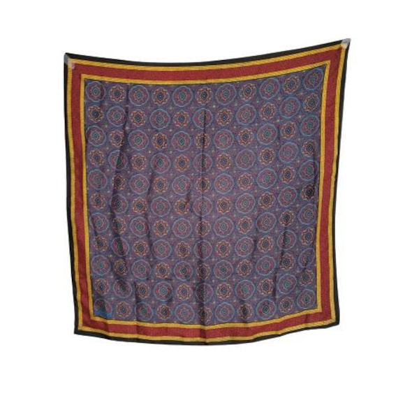Womens silk scarf, Echo silk scarf vintage paisle… - image 1