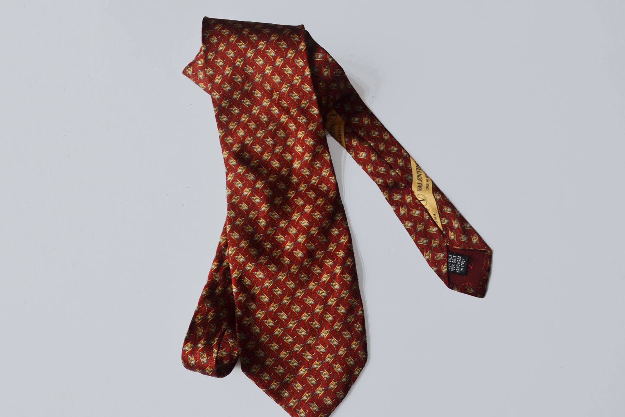 Vintage Valentino Silk tie Necktie Gift for him | Etsy