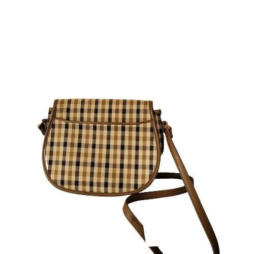 ★Aquascutum　美品　ハラコ　レザー　ハンドバッグ　イタリア製★ MOFIORA(モフィオラ) DIAMOND ロングハンドルレザーハンドバッグ