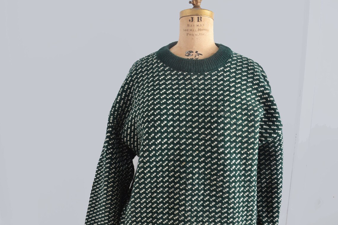 Vintage Roots Sweater Norwegian Fisherman Sweater Birdseye | Etsy