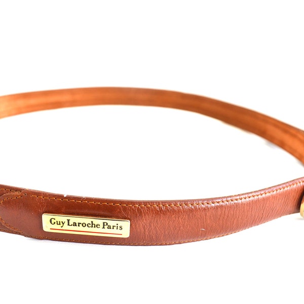 Vintage Guy Laroche  leather belt