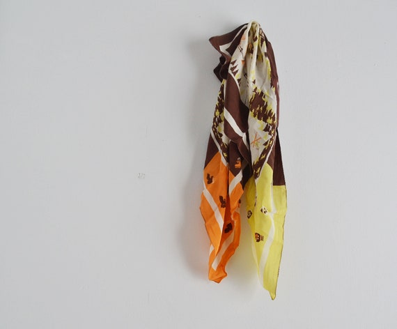 vintage novelty ski scarf