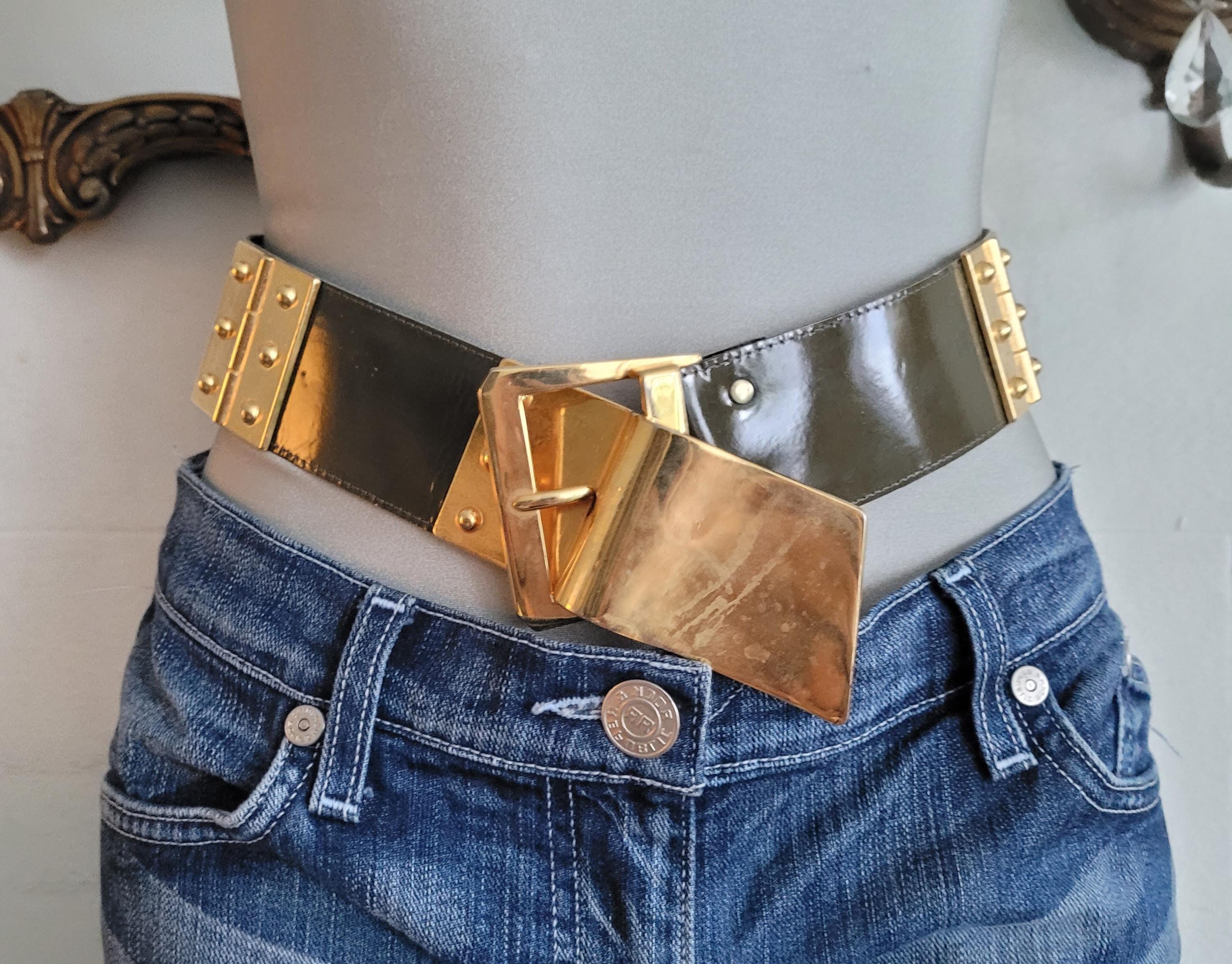小物 EPOCA Bijou backle leather belt 小物 EPOCA Bijou backle leather belt 1950s Studded and