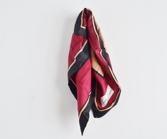 Pierre Cardin Silk Scarf Monogram