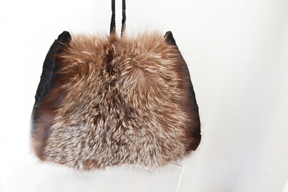 fur muff purse