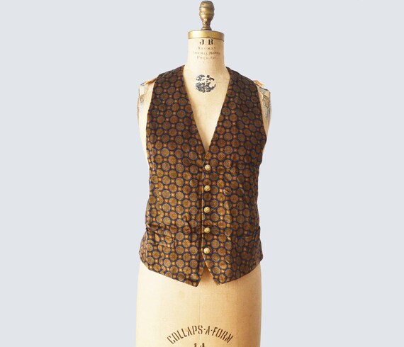 Vintage KENZO mens Velvet Vest