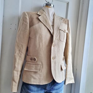 Ralph Lauren vintage  linen blazer jacket  Made in Japan