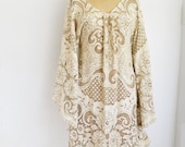 70s lace wedding dress