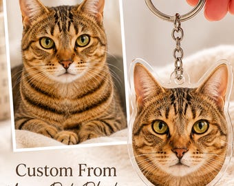 Portachiavi personalizzato per animali domestici, portachiavi personalizzato per cani e gatti, regalo commemorativo per animali domestici, regalo per amanti dei cani, regalo per amanti dei gatti