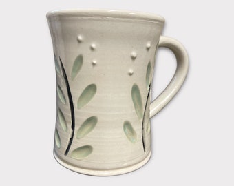 Floral design colorful handmade mug..FM13