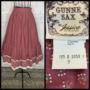 Jessica's Gunnies 花柄ロングスカート サイズ9 ビンテージ Jessica's Gunnies - Etsy