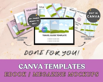25+ Canva Book Mockups, Book Cover Mock up Template, Canva Magazine Mockup, Canva Ebook Mockup, Canva Templates