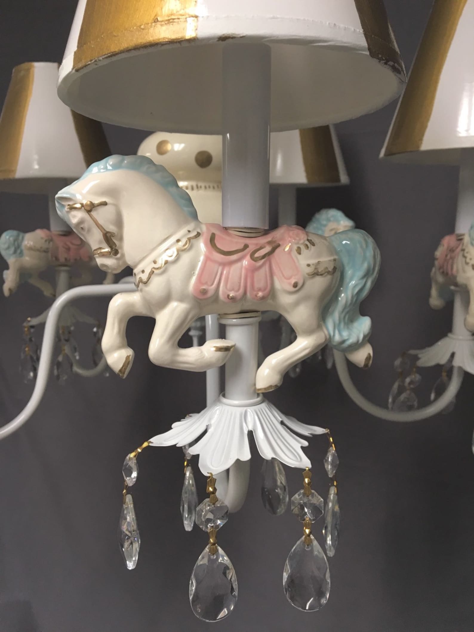 Carousel Horse Chandelier Nursery Chandelier Childrens - Etsy UK