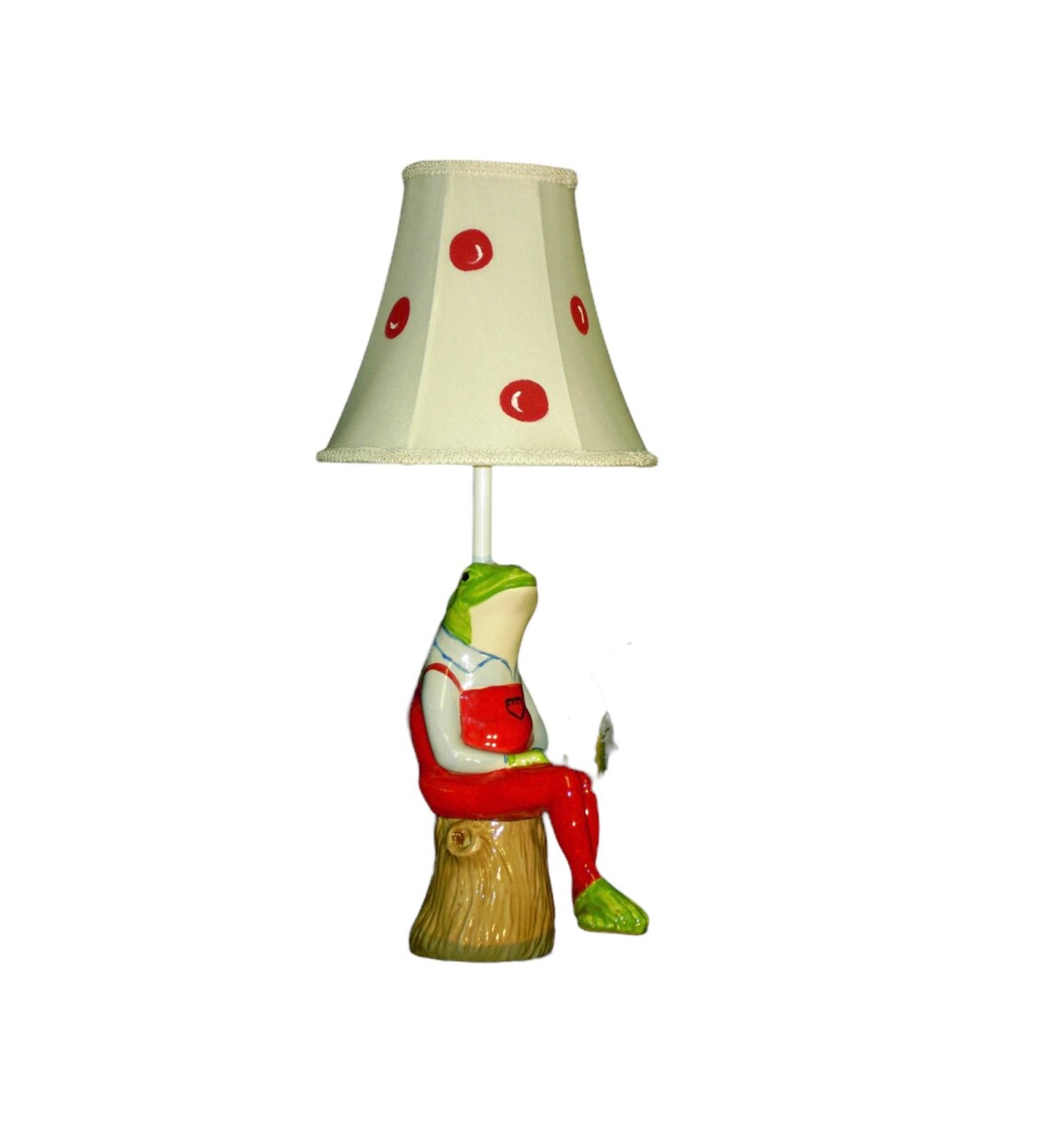 Fishing Frog Nursery Lamp, Frog Nursery Lamp, Fishing Theme Room, Kid's Lamp, Boy's Room Lamp Etsy