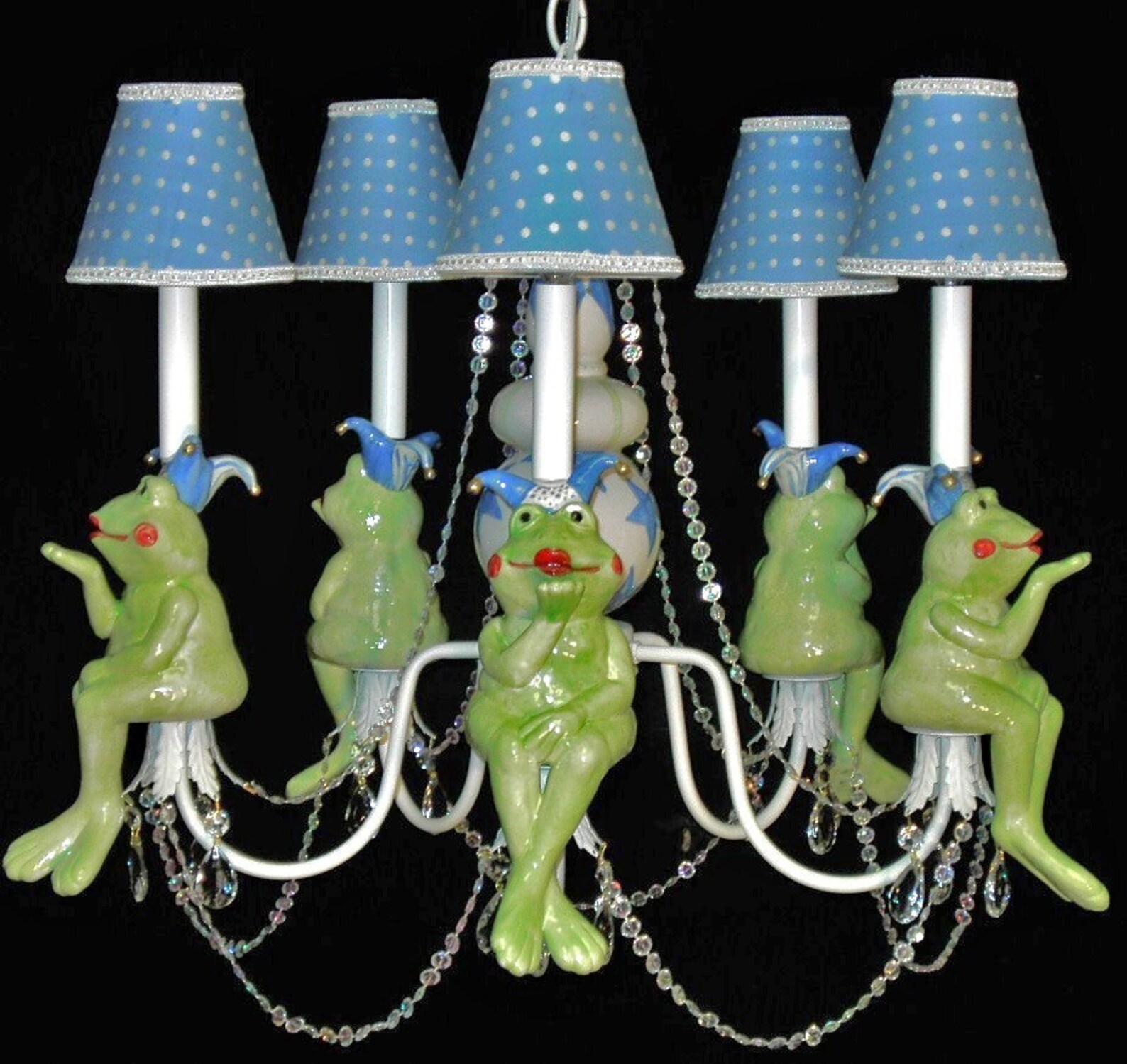 Kids Chandelier Lighting Frog Nursery Childrens Lighting Etsy