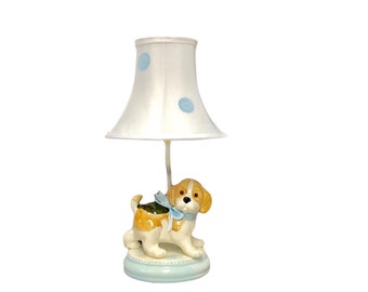 Puppy Dog Lamp -  Child's Lamp -  Kids Room Lighting