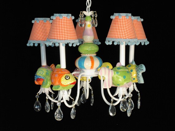 Kids Lighting Under The Sea Theme Fish Chandelier Kids Lighting Under The Sea Theme Fish, Under The Sea Chandelier
