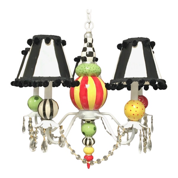 Lámpara de araña - Lámpara de cocina - Lámpara de araña de sala de juegos - Lámpara de araña de habitación para niños - Lámpara de araña caprichosa - Colores personalizados