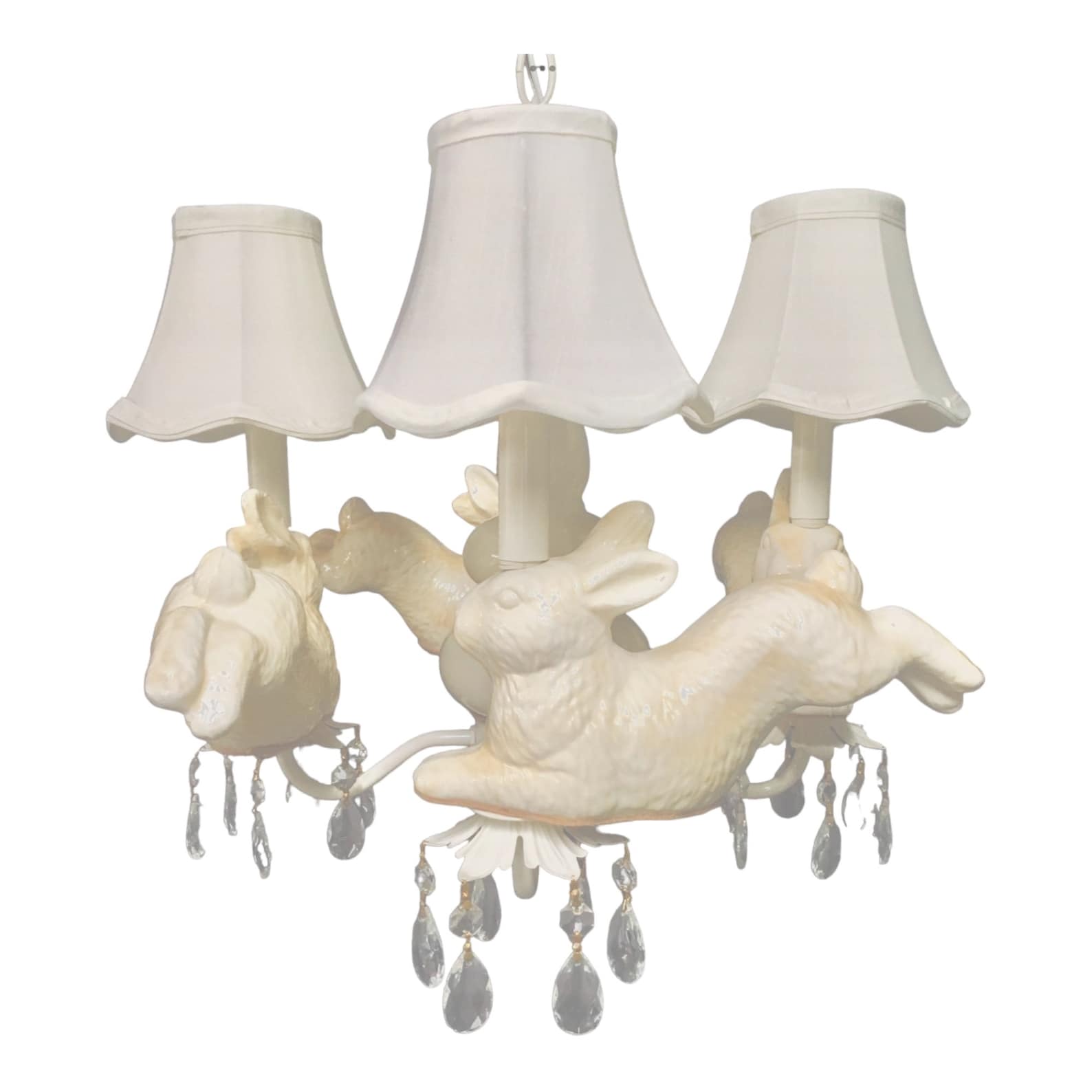 Leaping Bunny Chandelier