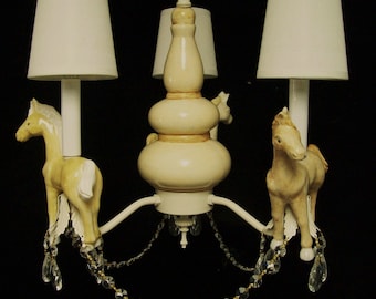 Horse Chandelier -  Equestrian Decor