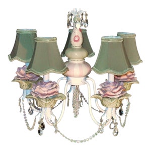 Rose Chandelier - Shabby French Decor