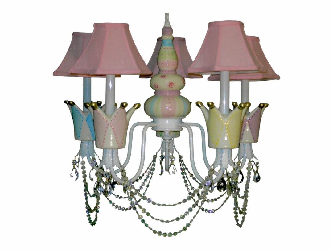 Girl's Room Chandelier Crown Chandelier Kids Chandelier Lighting Crown