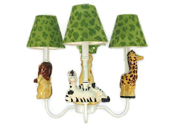 Enfants Léclairage Safari Amis Re Jungle Thème Safari Amis Re Jungle, Jungle Lamp Nursery