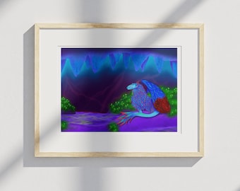 Mystical Dragon Art Print