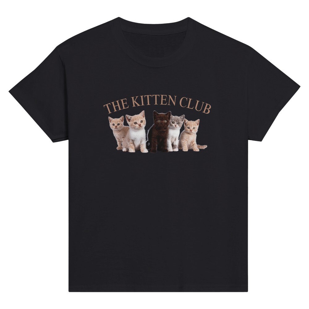 The Kitten Club Baby Tee | Y2K Style Baby Shirt | Funny