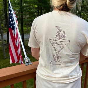 Cowrie Cowgirl Cozy Tee - Martini