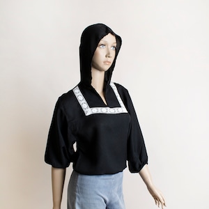 Hooded Blouse Etsy