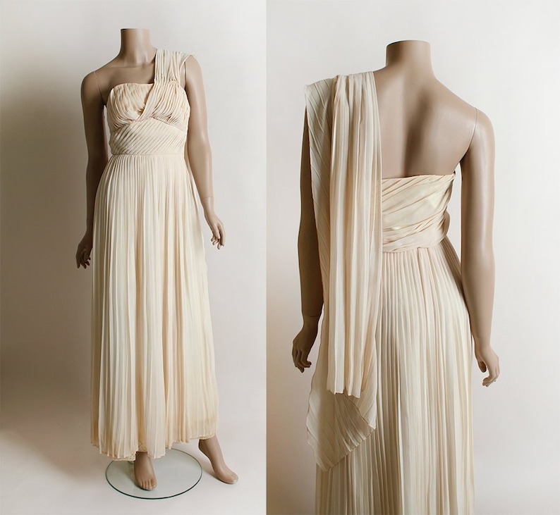 Fitted Prom Dress Vintage 50s Glam