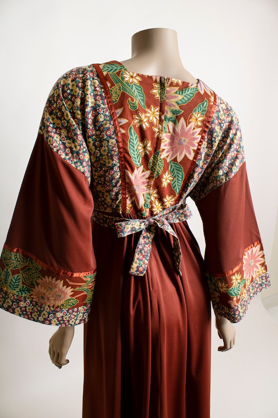 Vintage 1970s Maxi Prairie Dress Young Edwardian … - image 5