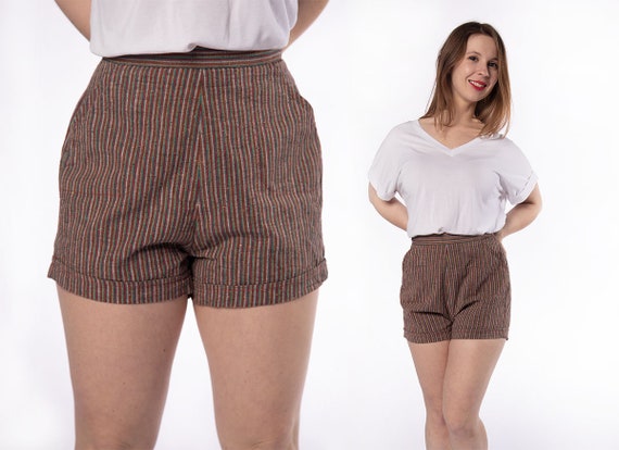 1950s high waisted shorts