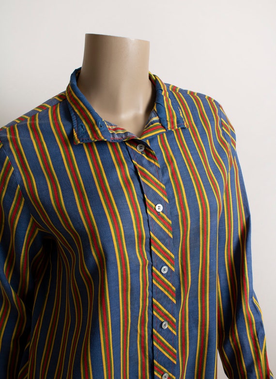 Vintage 1960s Joseph Magnin Shirtdress - Oversize… - image 7
