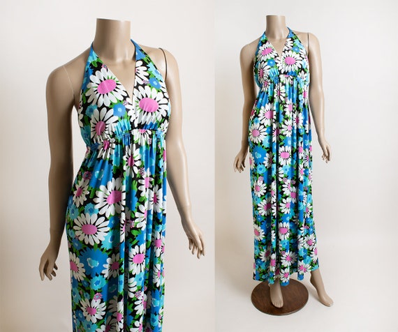 sachin and babi light blue dress Gold Floral Lace Square Neck Halter Mini Dress main image 0