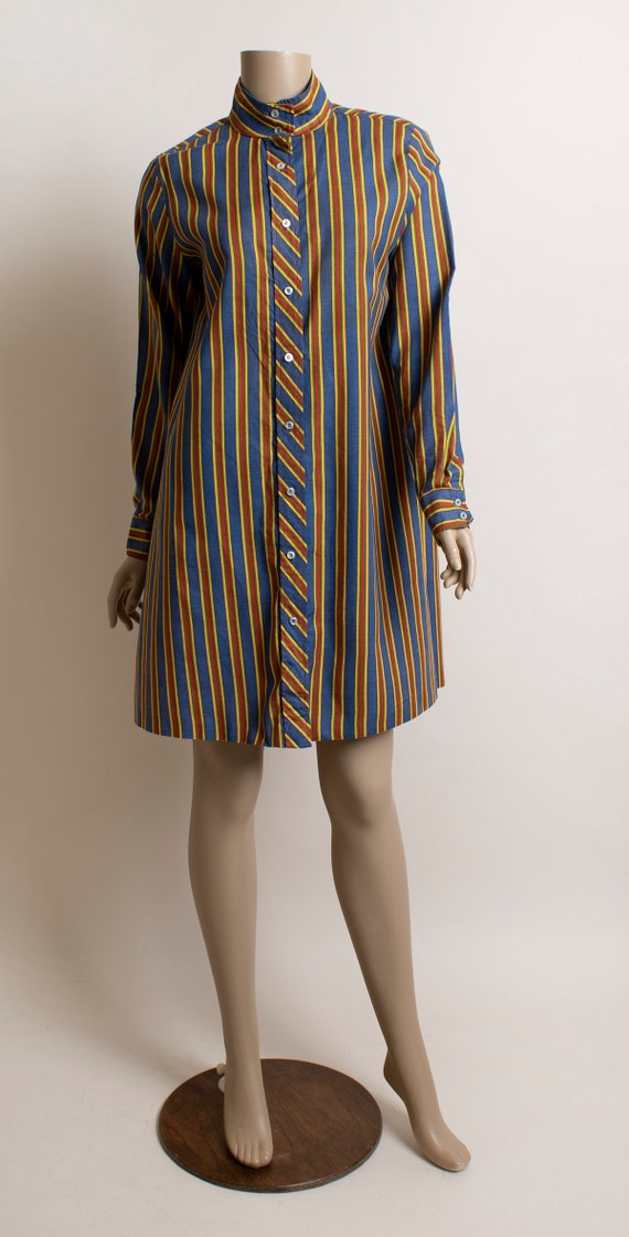 Vintage 1960s Joseph Magnin Shirtdress - Oversize… - image 3